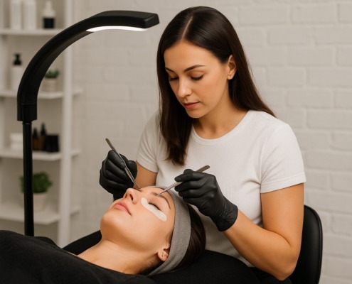 Posturas ergonómicas para lashistas profesionales Posturas ergonómicas para lashistas profesionales